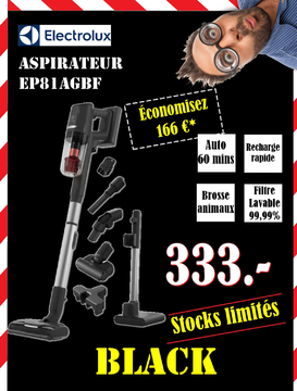 Offre: ASPIRATEUR EP81 AGBF BLACK