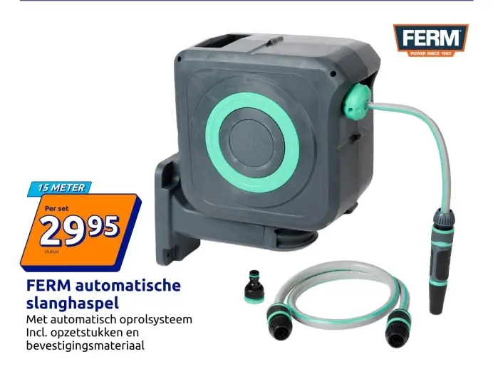Promotie: Automatische slanghaspel