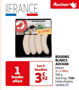 Aanbieding: BOUDINS BLANCS