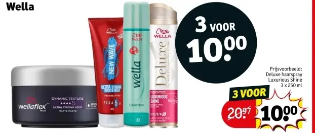 Aanbieding: Wella hair products