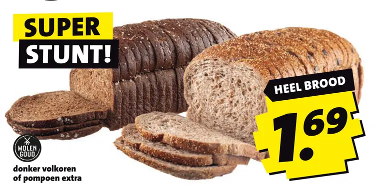 Aanbieding: Donker volkoren of pompoen extra