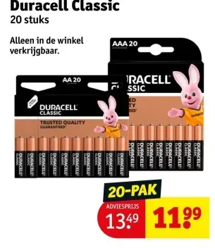 Aanbieding: Duracell Classic