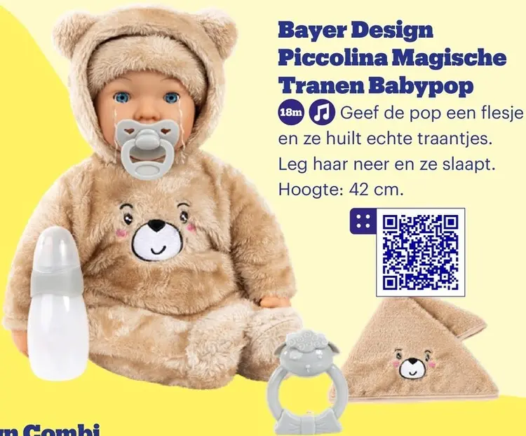 Promotie: Piccolina Magische Tranen Babypop