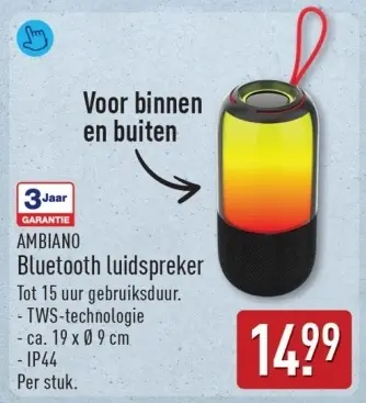 Aanbieding: Bluetooth luidspreker