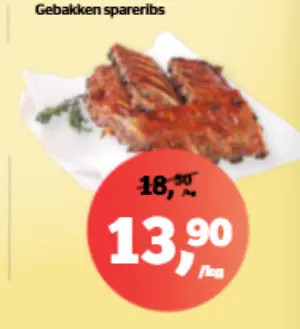 Promotie: Gebakken spareribs