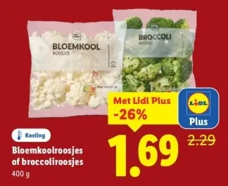 Aanbieding: Bloemkoolroosjes of broccoliroosjes