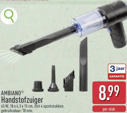 Promotie: Handstofzuiger