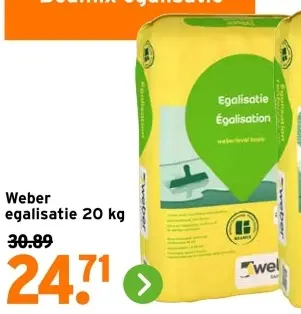 Aanbieding: Egalisatie 20 kg