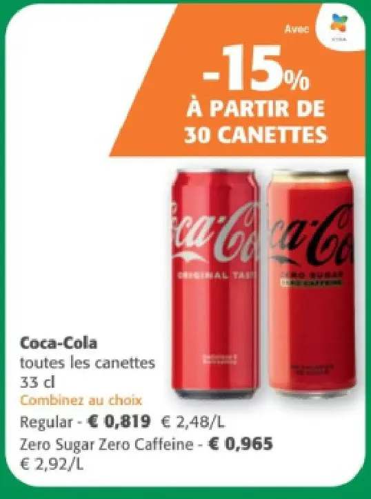 Offre: Coca-Cola