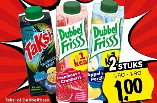 Aanbieding: Taksi of Dubbelfrisss
