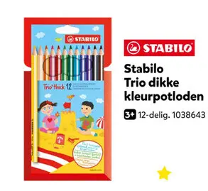 Aanbieding: Stabilo Trio dikke kleurpotloden