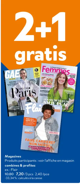Offre: Magazines