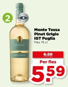 Aanbieding: Monte Tessa Pinot Grigio IGT Puglia