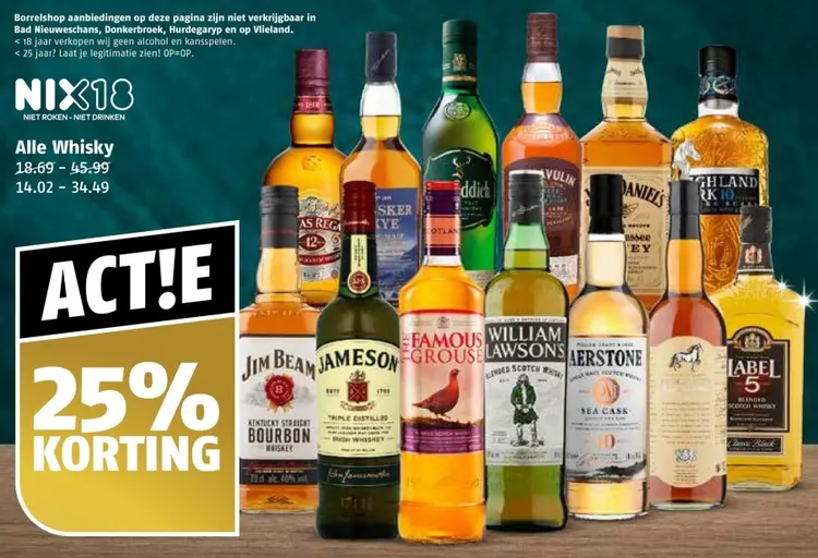 Aanbieding: Alle Whisky