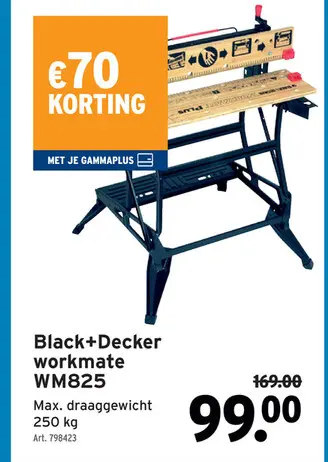 Promotie: workmate WM825