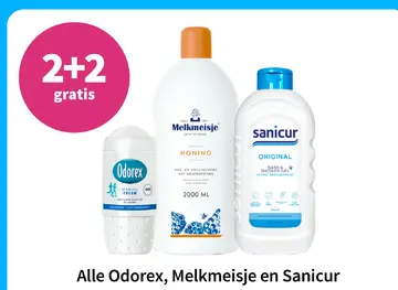 Aanbieding: Odorex, Melkmeisje en Sanicur