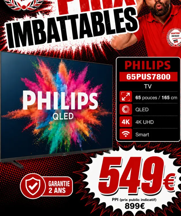 Offre: Philips 65pus7800