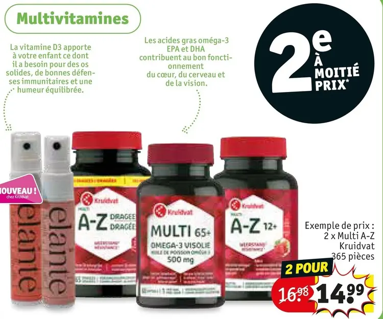 Offre: Multivitamines