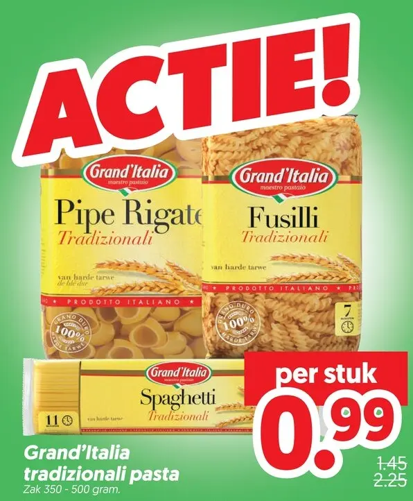 Aanbieding: Grand'Italia tradizionali pasta