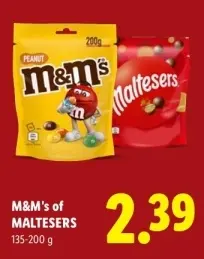 Aanbieding: M&M's of Maltesers