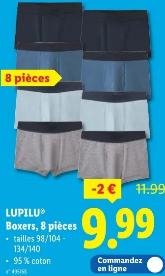Offre: Boxers