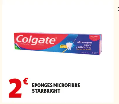 Offre: Eponges microfibre starbright