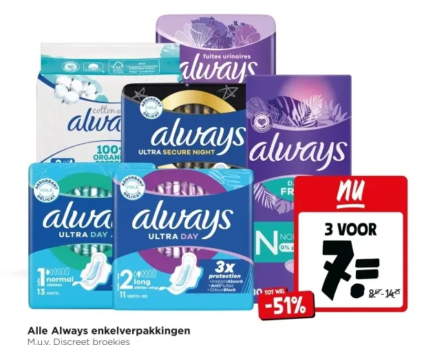 Aanbieding: Always