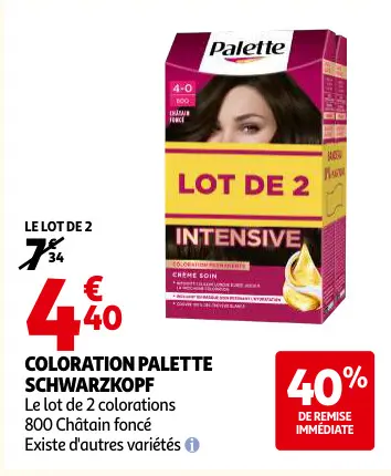 Promotie: Coloration Palette