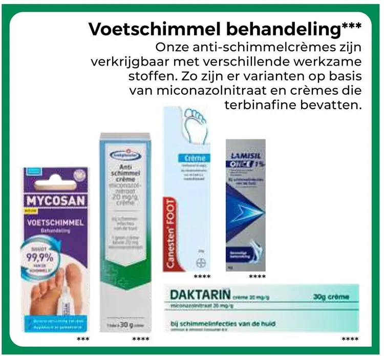 Aanbieding: Voetschimmel behandeling