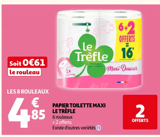 Promotie: Papier toilette maxi