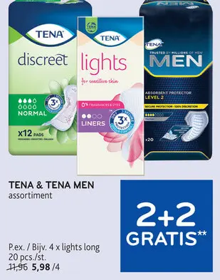 Offre: TENA & TENA MEN assortment