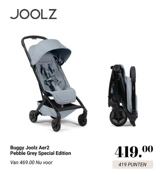 Aanbieding: Buggy Aer2 Pebble Grey Special Edition