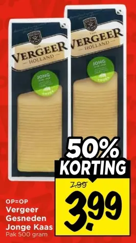 Aanbieding: Gesneden Jonge Kaas