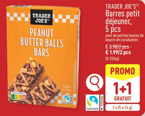 Offre: Barres petit déjeuner