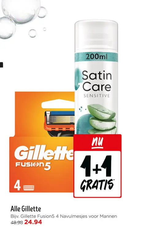 Aanbieding: Gillette Fusion5 Navulmesjes voor Mannen