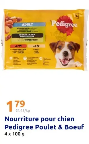 Offre: Nourriture pour chien Pedigree Poulet & Boeuf