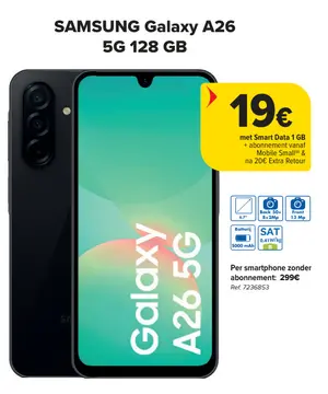 Aanbieding: SAMSUNG Galaxy A26 5G 128 GB