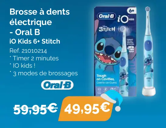 Offre: Brosse à dents électrique iO Kids 6+ Stitch