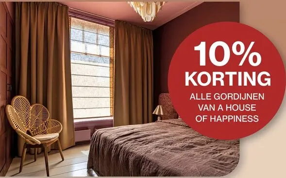 Aanbieding: A House of Happiness Gordijnen