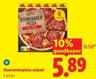 Aanbieding: Stonebaked pizza salami