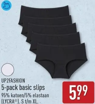 Aanbieding: 5-pack basic slips