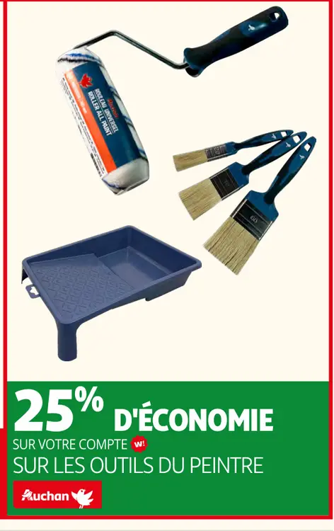 Offre: Paint Roller and Brushes Set with Tray