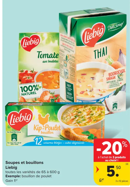 Offre: Soupes et bouillons