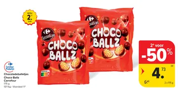 Aanbieding: Chocoladeballetjes Choco Ballz