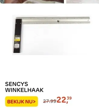 Aanbieding: SENCYS WINKELHAAK