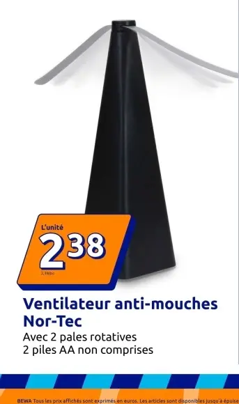Offre: Ventilateur anti-mouches Nor-Tec