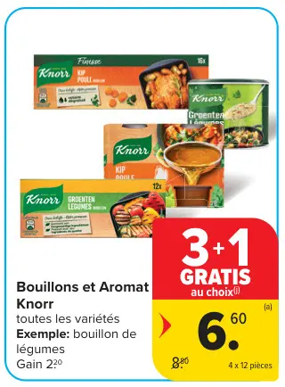 Offre: Bouillons et Aromat
