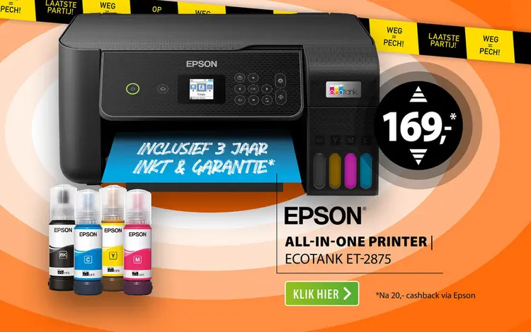 Aanbieding: Epson EcoTank ET-2875