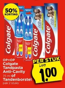 Aanbieding: Colgate Tandpasta Anti-Cavity