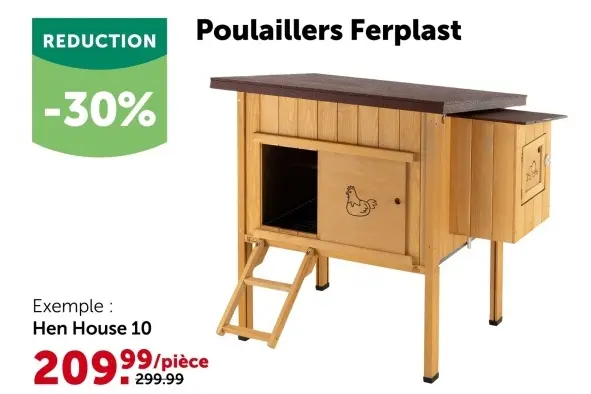 Offre: Poulailler Ferplast Hen House 10